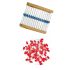 50x Red LED Light Kit with 50x 200-Ohm Resistors for Arduino and Raspberry Pi