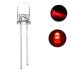 5mm Round Red LED-Clear Lens, High-Brightness Indicator