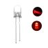 5mm Round Red LED-Clear Lens, High-Brightness Indicator