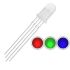 5mm Round RGB Common Cathode LED- 4-Pin, Tri-Color Emitting Diode