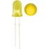 5mm Round Yellow LED-Diffused Lens, High-Brightness Indicator