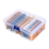 2600PCS 1/4W 1% Metal Film Resistor Assortment Kit – 130 Values, Fixed Resistors Set