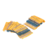 2600PCS 1/4W 1% Metal Film Resistor Assortment Kit – 130 Values, Fixed Resistors Set