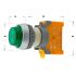 PLN-22C, Green 22mm Pilot Panel Indicator Light – 24VDC, IP65, BA9S Bulb, Auspicious Taiwan
