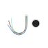 R558-S, Ultra-Slim Round Fingerprint Sensor and 6-pin Cable, capacity up to 100 fingerprints