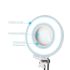 LT-86C,Adjustable Desktop Magnifying Glass Lamp,White,On/Off Switch, LED Lighting