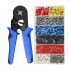 Ferrule Crimping Tool Kit,ID4,4 x OD6,3x20L,1200 Ferrules