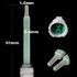 Mixing Nozzles Adhesive Cartridges Tip for 50ml Resin Mixer Adhesive Applicator,16-Element,3.6in,1:1 & 2:1 Ratios,Pack of 20