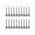 Mixing Nozzles Adhesive Cartridges Tip for 50ml Resin Mixer Adhesive Applicator,16-Element,3.6in,1:1 & 2:1 Ratios,Pack of 20