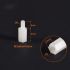 Thread Plastic Spacing PCB Screw,White,6mm+6mm,M3