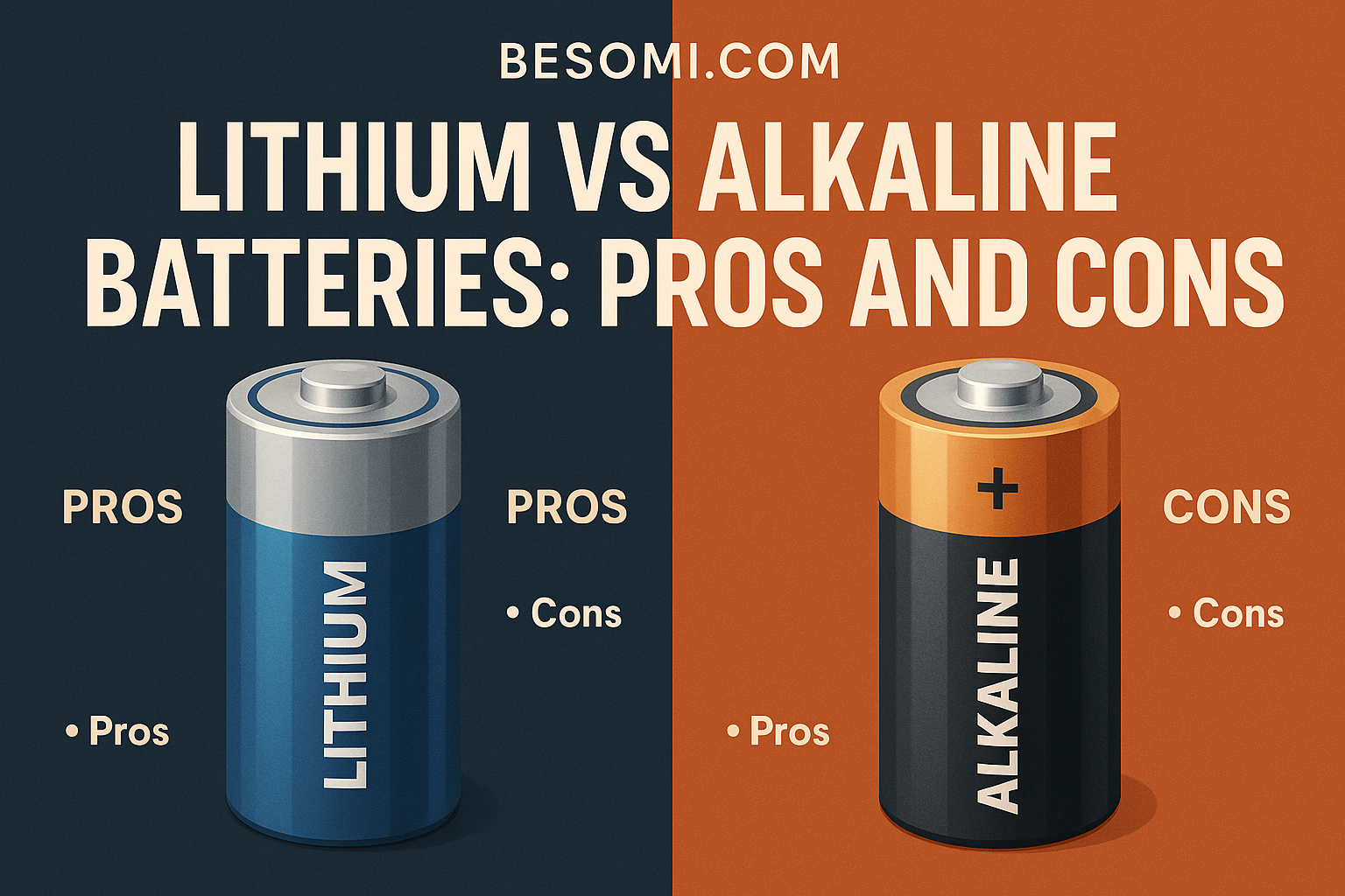 Alkaline vs Lithium